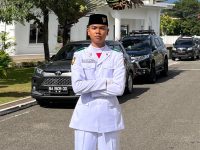 Fadhil, Siswa MAN 2 Padang Jadi Pengibar Bendera Hari Lahir Pancasila Tingkat Sumbar